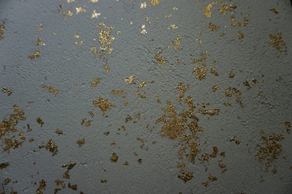 金箔を混ぜた壁サンプル