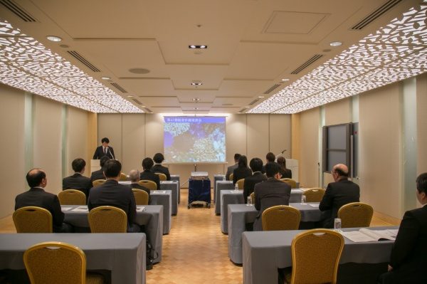 原田左官工業所　経営計画発表会の様子