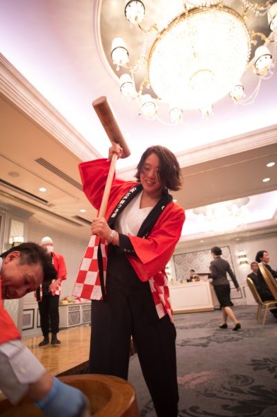 年明け披露会 餅つき大会