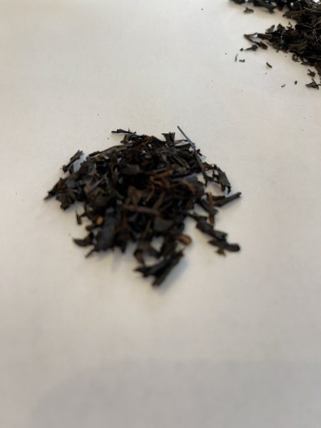 オルトレマテリアに混ぜる前のお茶の葉