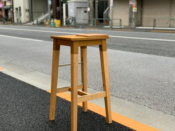 「風土~FUUDO~」施工の椅子座面