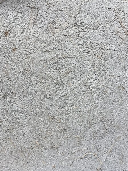 白土を使った風土のほぐしスサ入り仕上げ壁サンプル。型番：SP6958