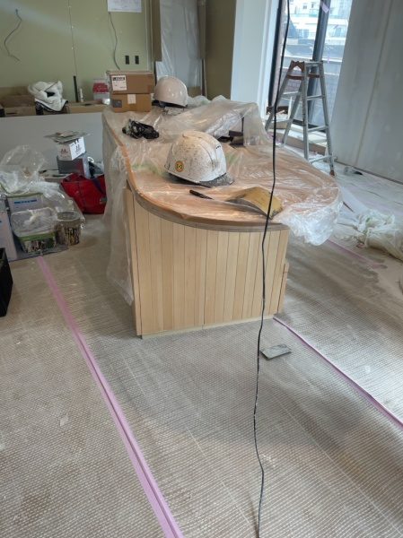 シナ合板下地
