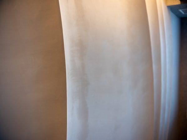立体的な珪藻土壁