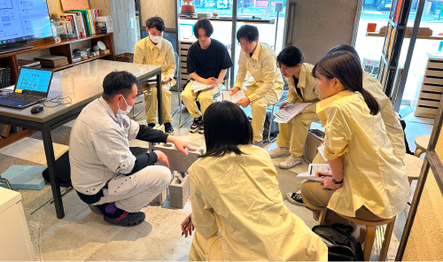 施工説明会の様子
