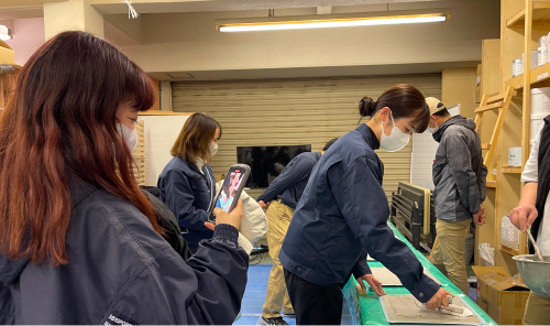 施工説明会の様子