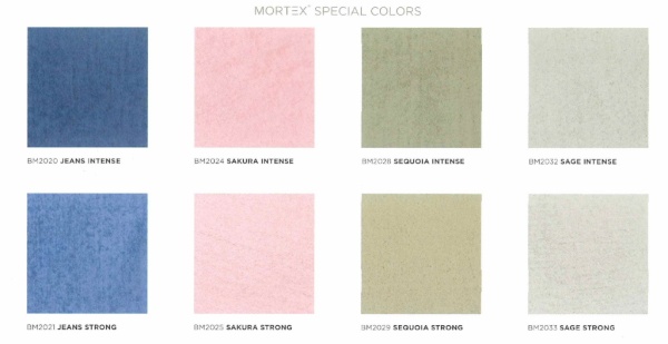 ジーンズ色や桜色も！モールテックス2022年の新色 | 原田左官工業所