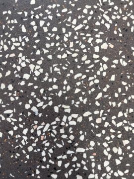 sample_blackbealstonepluswhitestonebiancoveronasample_02｜原田左官工業所