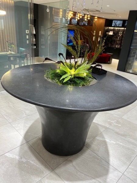 ビールストーン受付台 - ブラックオニキスのイメージ | - 施工事例