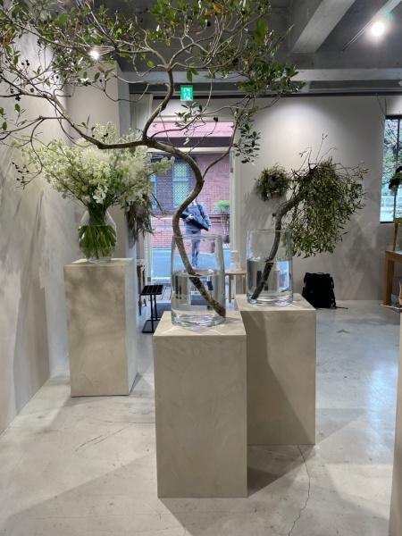 モールテックスを花台に施工 | 原田左官工業所