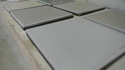 カラーモルタルの見本を作成