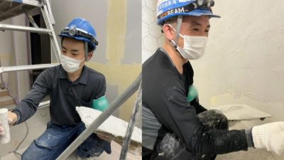 左官タイル職人募集！