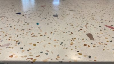 ビールストーンのカウンター 個人邸に施工