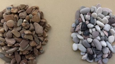 ビールストーン玉石を入れた仕上げ