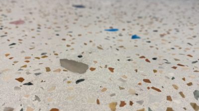 ビールストーンのカウンター 個人邸に施工