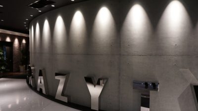 店舗内装におススメ！　原田左官オリジナル　コンクリート打ち放し風仕上げ　