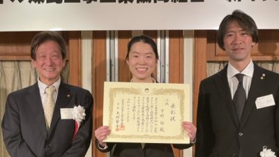 おめでとう！技能検定で当社社員が最優秀成績に！