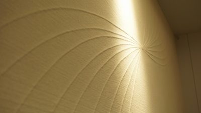 デザイン性のある会議室の壁　完成