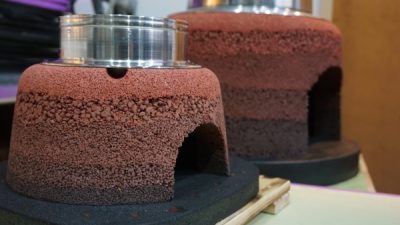1升炊きの版築かまど