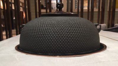 モールテックスのテーブルを日本茶のお店に施工