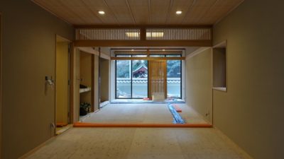 珪藻土仕上げ　プラスαの表現　室内壁に施工