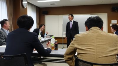 マナーを知って仕事に活かす　原田左官の研修