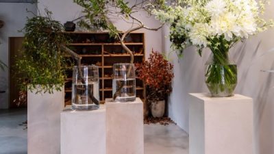 モールテックスを花台に施工