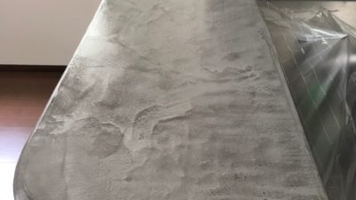 モールテックスカウンターを個人宅様のキッチンに施工致しました