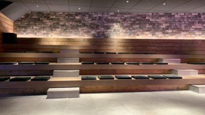 モールテックス　ステップに施工