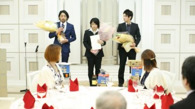 見習いから一人前になる日　原田左官年明け披露会
