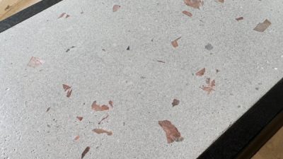 ビールストーン サクラ石を入れた仕上げ