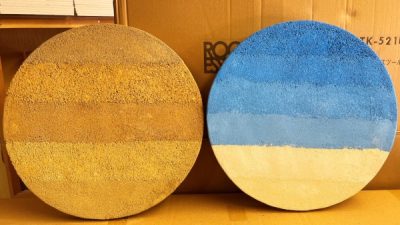 版築パネル・塗り版築をパネルにした仕上げ