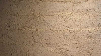 塗り版築 琉球石灰岩を使用した仕上げ