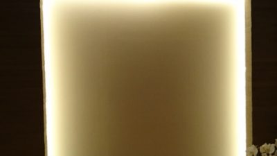 左官レリーフ　家紋を作成します。