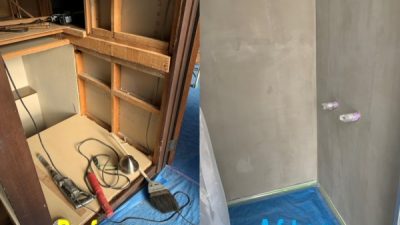 リボール防水のメリット　シャワー室に施工