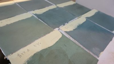 調色モルタルサンプル
