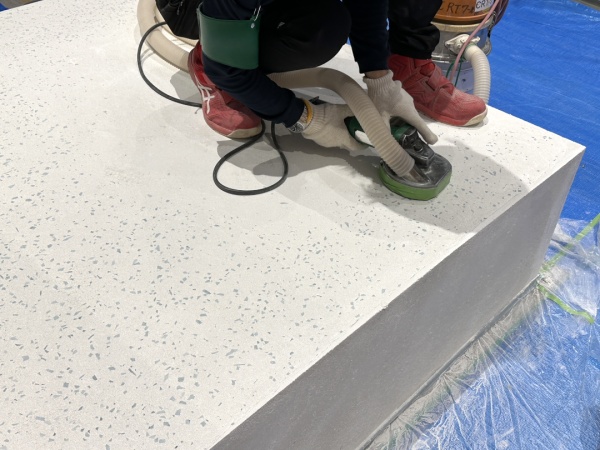 ビールストーンの研磨