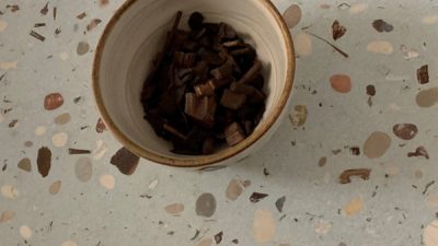 お茶の葉を入れたビールストーン　その2