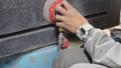 家具の研ぎ出し仕上げを試作中