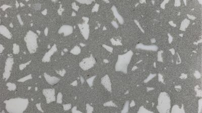 ビールストーン白い骨材を入れたサンプル