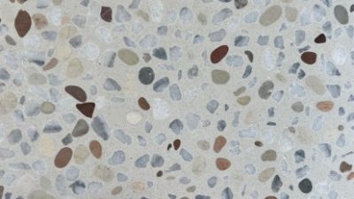 ビールストーン玉石の研ぎ出しサンプル