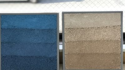 塗り版築　空と海 砂浜のイメージ