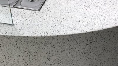 ビールストーン - カウンターに施工