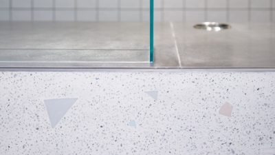 ビールストーン - カウンター　人工大理石との組み合わせ