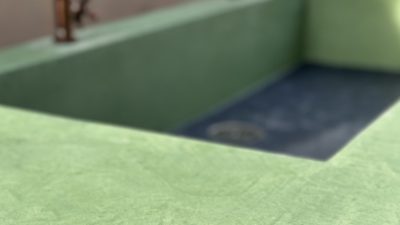 モールテックス - 流し台に施工