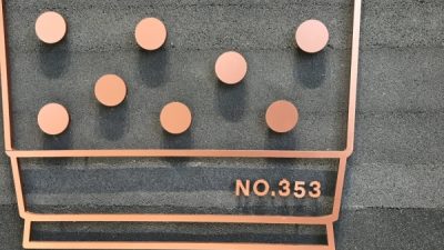 塗り版築 - タピオカティーのお店の壁面に施工