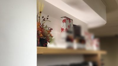 漆喰 - お店の壁面に施工