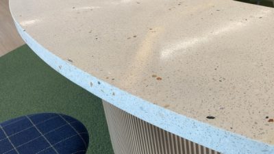 ビールストーン - カウンターに施工
