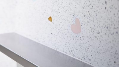 ビールストーンの新しい使い方　象嵌仕上げ