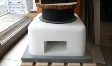 左官がつくるかまど